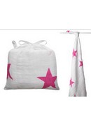 Aden + Anais Single Pink Star Muslin