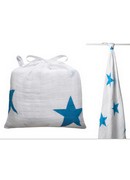Aden + Anais Single Blue Star Muslin