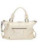 OiOi Soft Ivory Nappa Leather Changing Bag