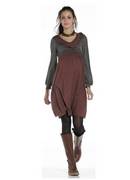 Maternity Mock Wrap Dress by Sara Menonove