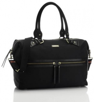 Storksak Caroline Black Nylon Changing Bag