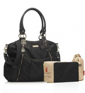 Storksak Olivia Black Changing Bag