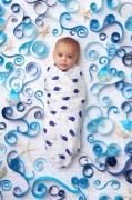 Aden + Anais Four Pack Muslin  High Seas