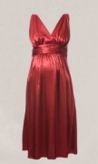 Ripe Satin Maternity Evening Dress Short Length