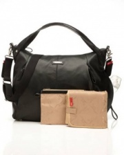 Storksak Catherine Leather in Black