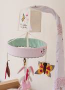 Pink Lining Girls Musical Mobile