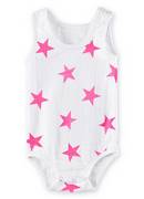 aden + anais muslin body suit shocking pink