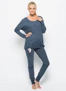 Amoralia Skinny PJ pants in Denim
