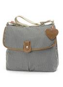 Babymel Satchel Changing Bag Navy Stripe