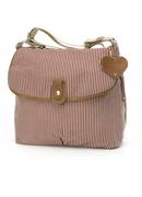 Babymel Satchel Red Stripe Changing Bag
