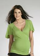 Funmum Short  Sleeve Cross over top