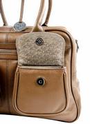 Leather Changing Bag by Lin & Leo Tan