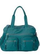OiOi  Turquoise buffalo faux leather carry all