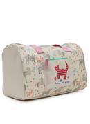 Pink Lining Overnight bag raining Cats and Dogs