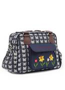 Pink Lining Cream butterflies on Navy  Blooming Gorgeous