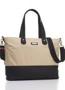 Storksak Tote in Champagne and Black