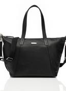 Storksak Noa in Black Leather