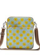 Pink Lining Mini Messenger Sunflowers